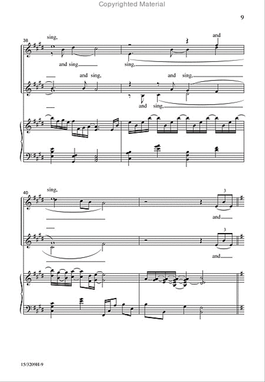 And I Can Sing SSAA scores gallery preview page 9