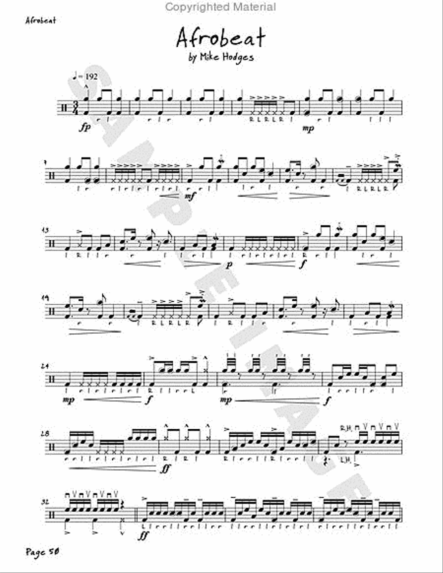 Violent Tenor Cream Drums scores gallery preview page 16