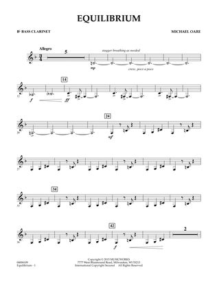 Equilibrium - Bb Bass Clarinet
