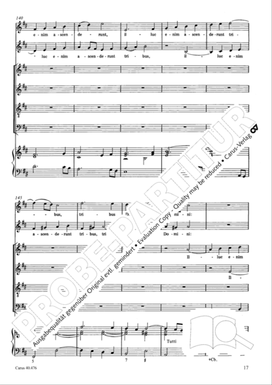 Psalm 121 (Laetatus sum) SA scores gallery preview page 18