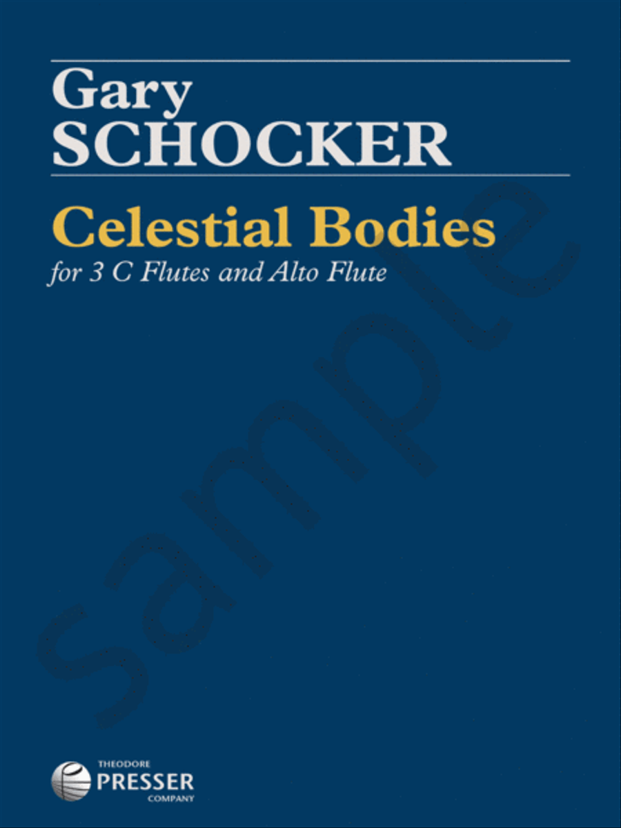 Celestial Bodies Flute Quartet scores gallery preview page 2