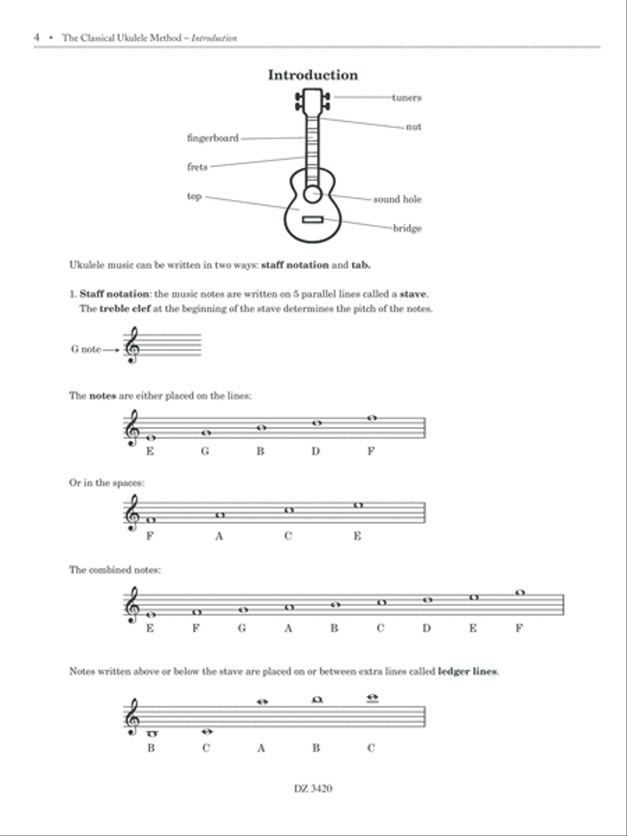 The Classical Ukulele Method Ukulele scores gallery preview page 4