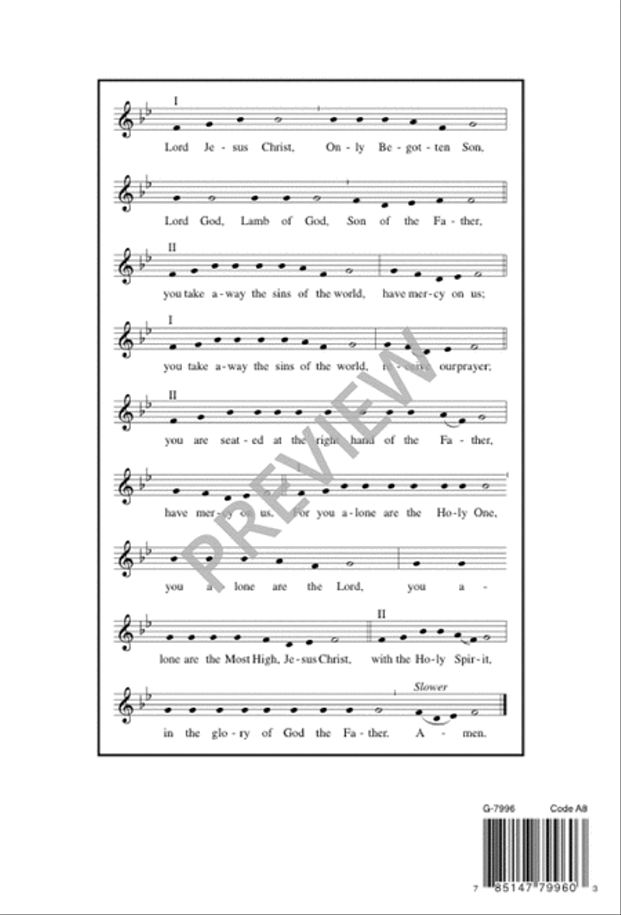 Antiphonal Gloria from 