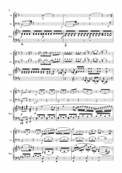 Mozart - Adagio in B minor K 540 - Oboe, Bassoon & Piano