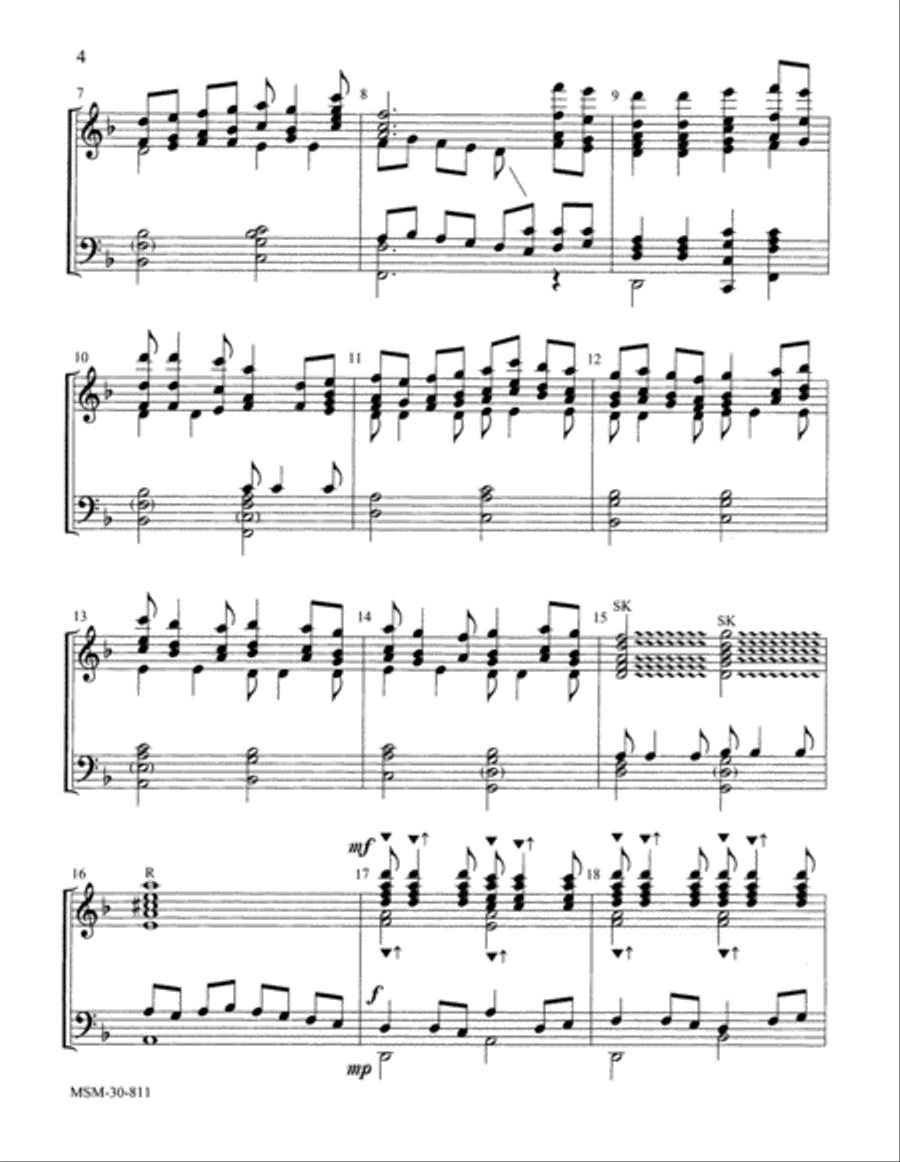 Jubilant Celebration Handbell Choir scores gallery preview page 3