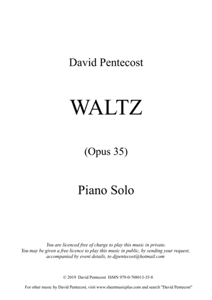 Waltz, Opus 35 image number null