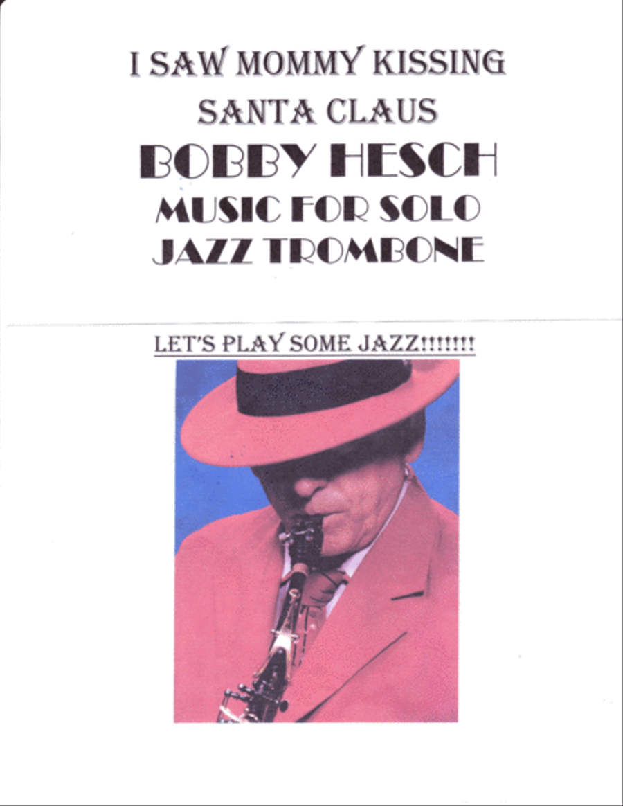 I Saw Mommy Kissing Santa Claus Trombone Solo scores gallery preview page 1