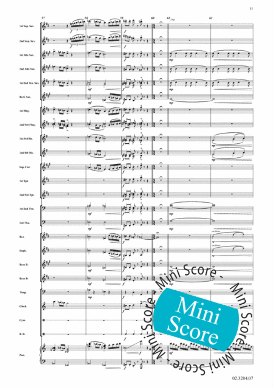 It's a Wonderful Christmas Fanfare Band scores gallery preview page 17