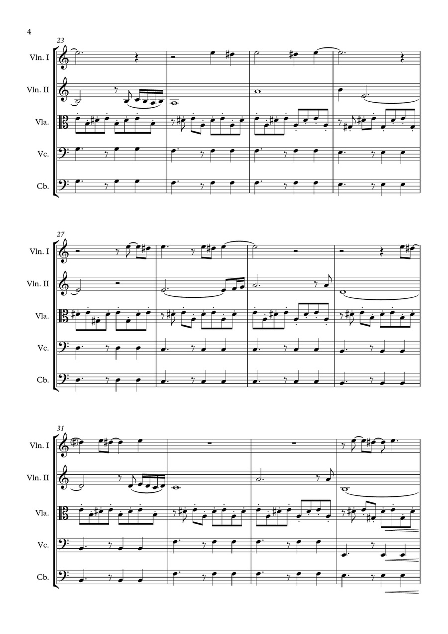 Man With The Harmonica String Orchestra scores gallery preview page 5