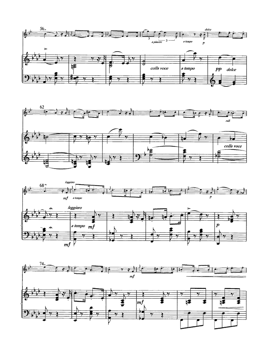 Cavatina from Don Pasquale for Trumpet & Piano B-Flat Trumpet scores gallery preview page 5