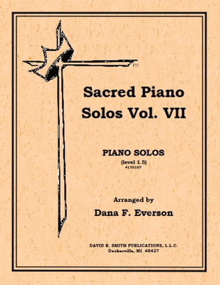 Book cover for Sacred Piano Solos Vol. VII