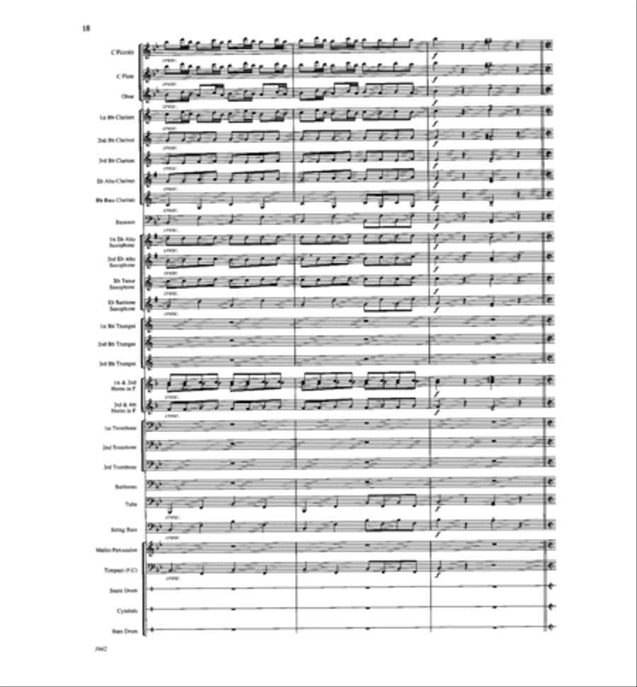 The Magic of Mozart Concert Band scores gallery preview page 18