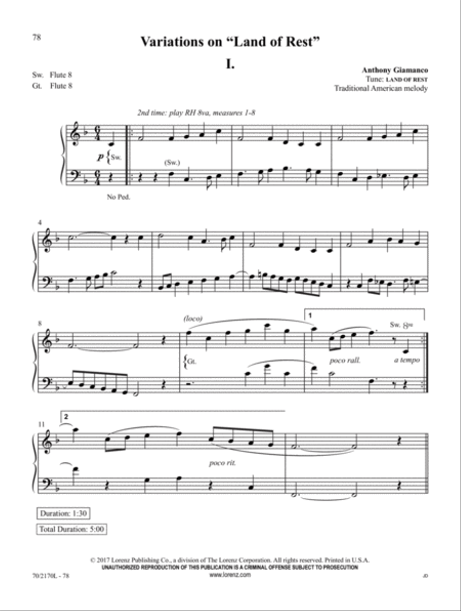 Pick Up & Play Organ Solo scores gallery preview page 45
