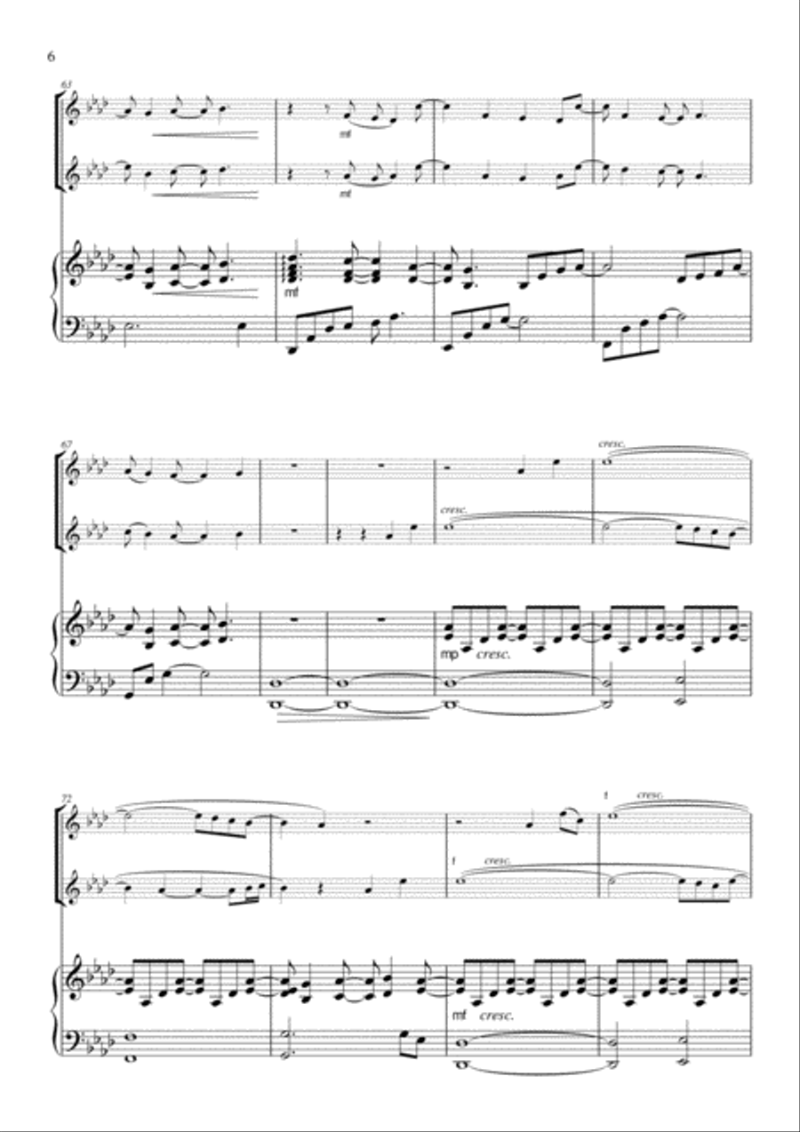 Autumn Plea Woodwind Ensemble scores gallery preview page 6
