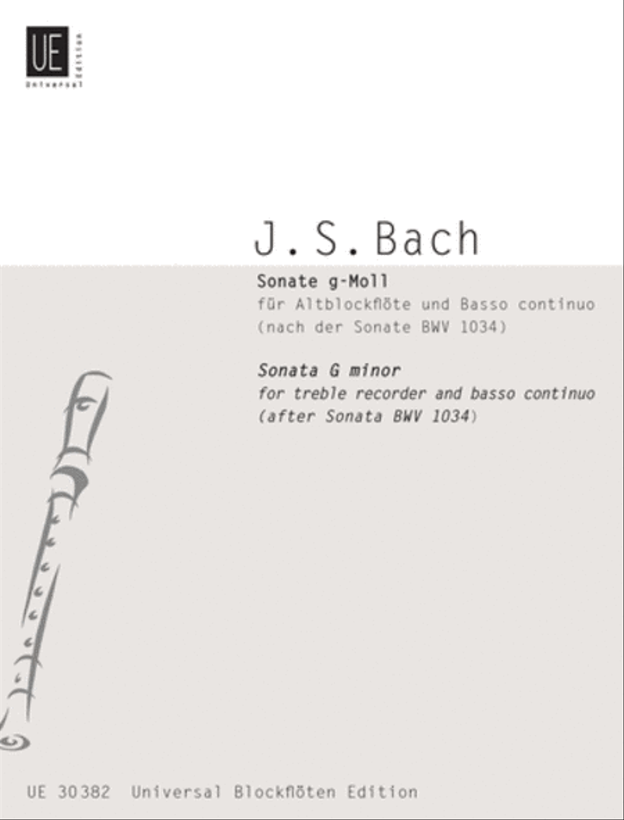 Sonata In G Minor, Recorder/Pi Recorder scores gallery preview page 1