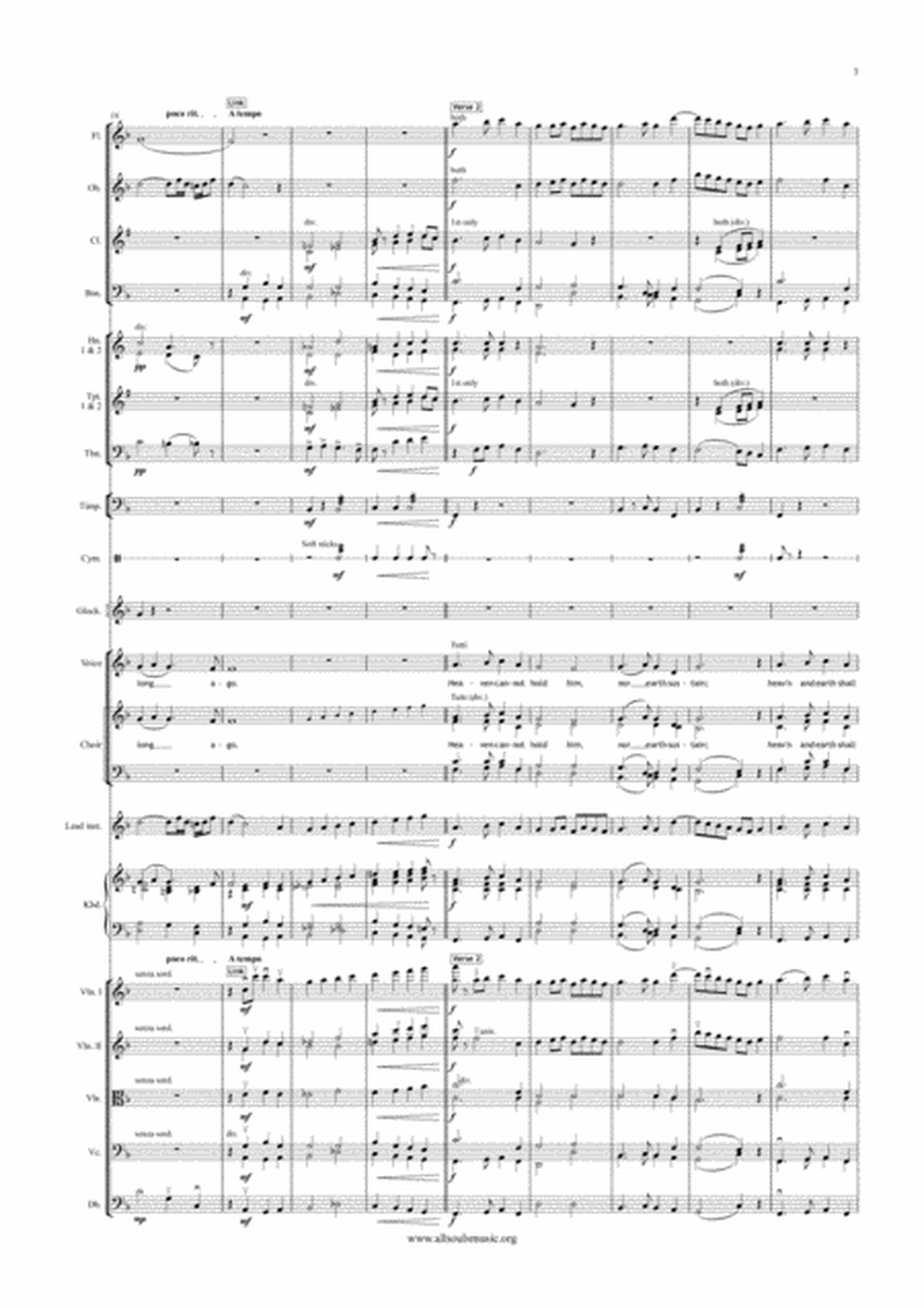 In the Bleak Midwinter – Full Orchestra and SATB Choir image number null
