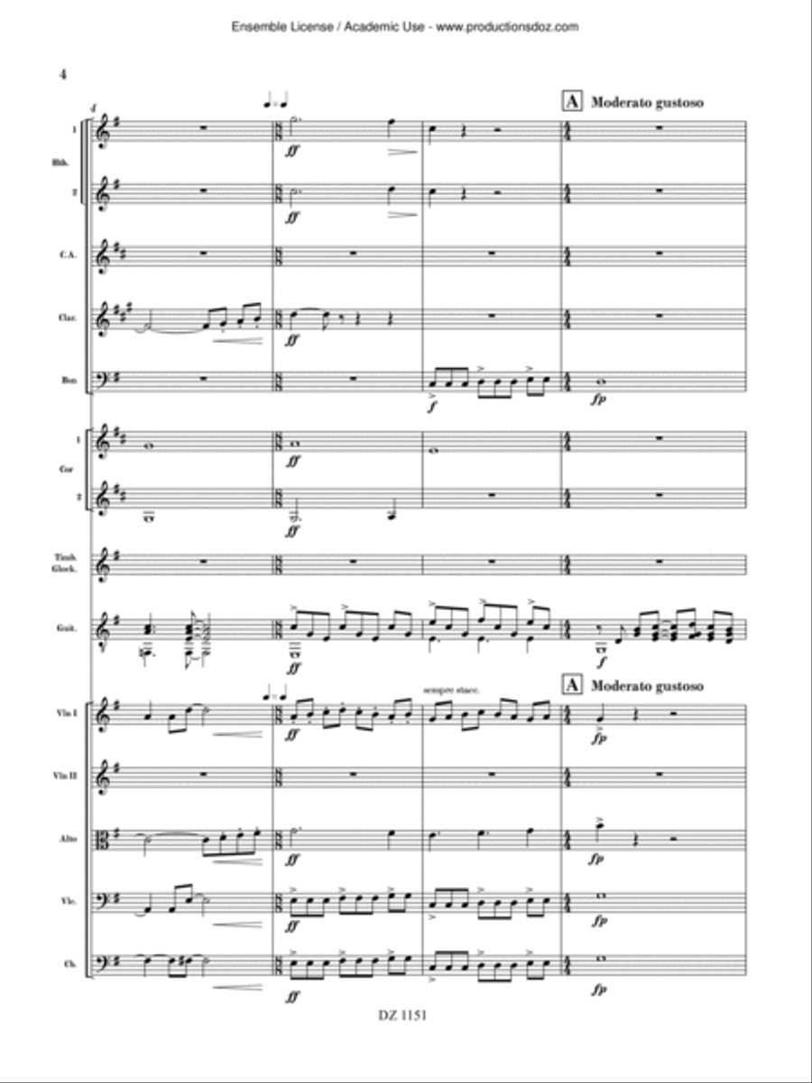 Fantasia de Levante Orchestra scores gallery preview page 4