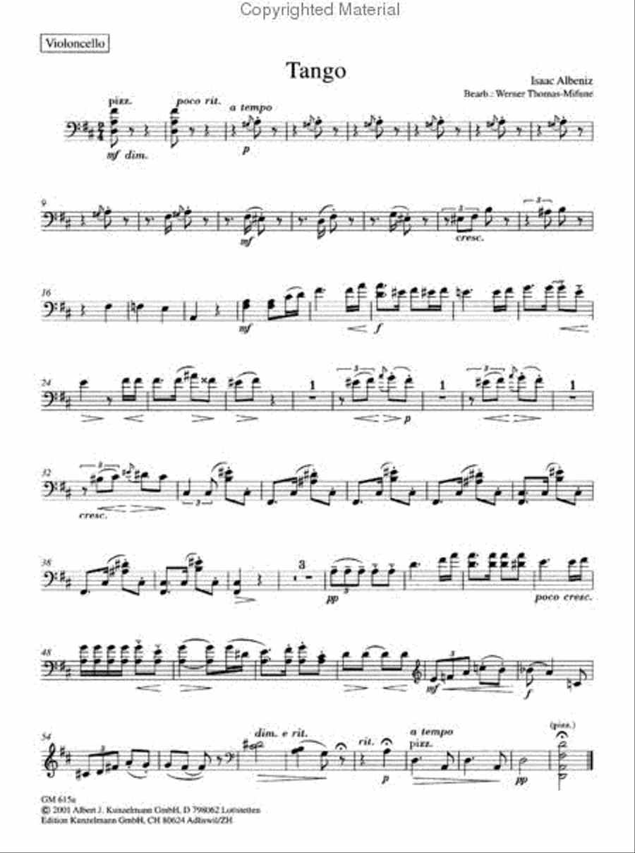 4 Tangos fur Klaviertrio - Band I Piano Trio scores gallery preview page 4