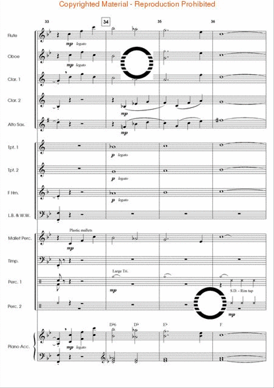 Agon Concert Band scores gallery preview page 10