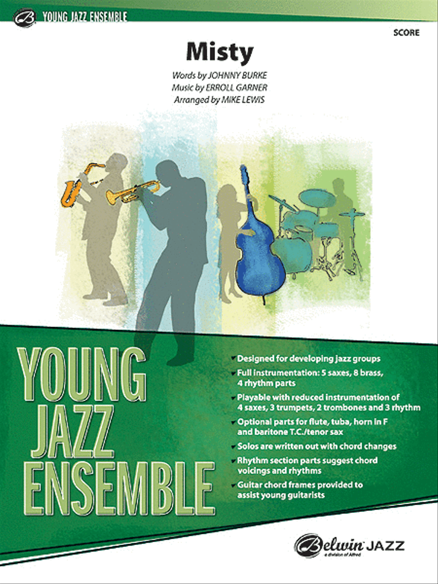 Misty Jazz Ensemble scores gallery preview page 1