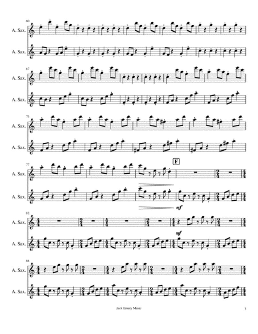 He Said She Said Woodwind Duet scores gallery preview page 3