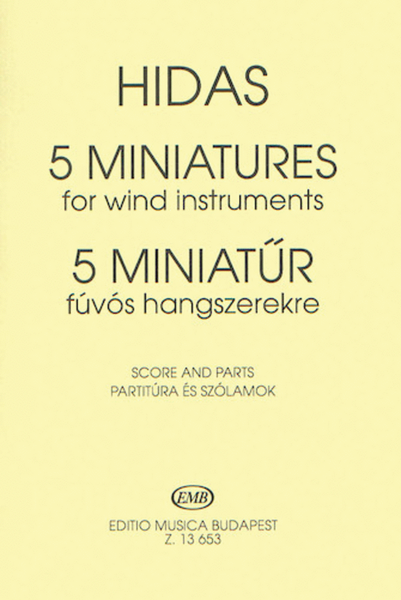 5 Miniatures for Wind Instruments image number null