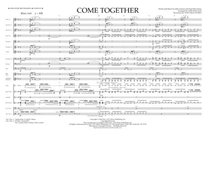 Come Together (arr. Tom Wallace) - Full Score