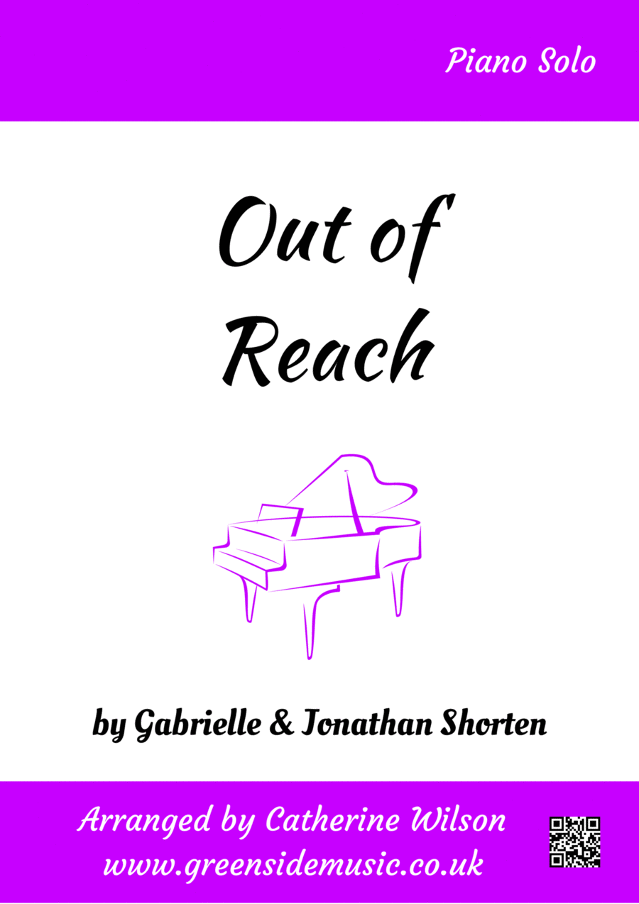 Out Of Reach Piano Solo scores gallery preview page 1
