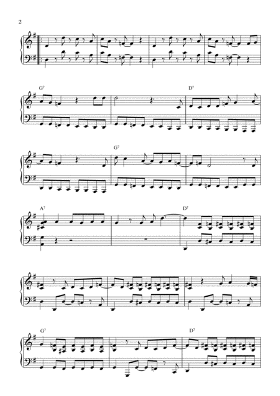 I Got You (I Feel Good) Piano Solo scores gallery preview page 2