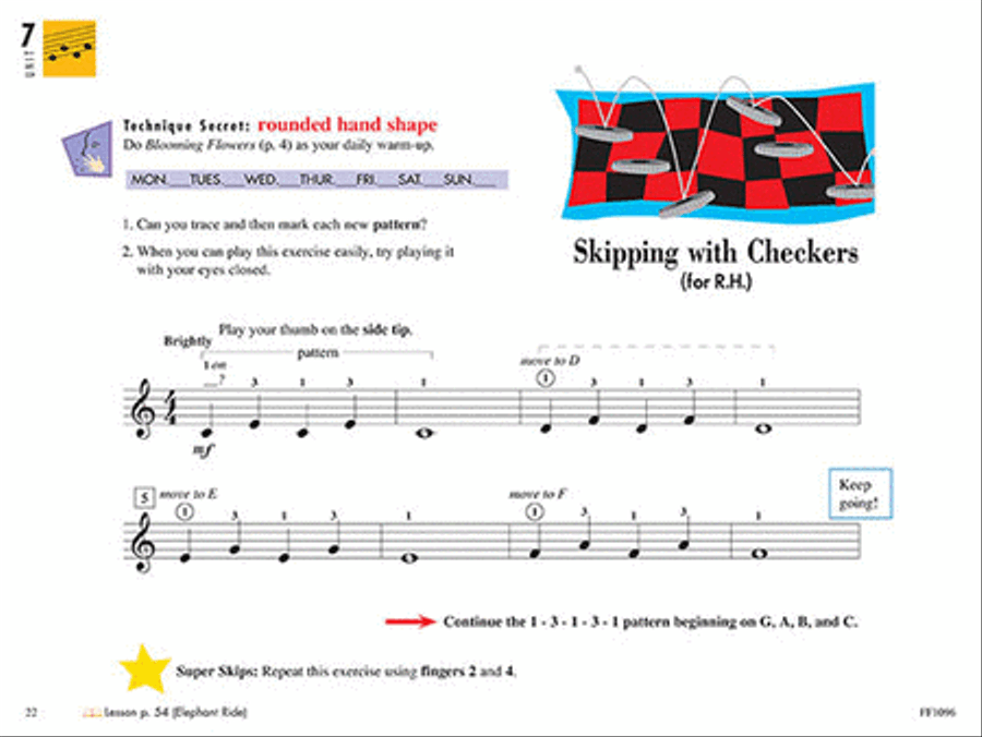Primer Level – Technique & Artistry Book Piano Method scores gallery preview page 4
