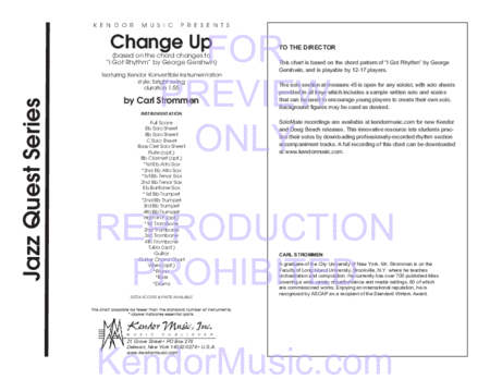 Change Up (based on the chord changes to 'I Got Rhythm' by George Gershwin) image number null