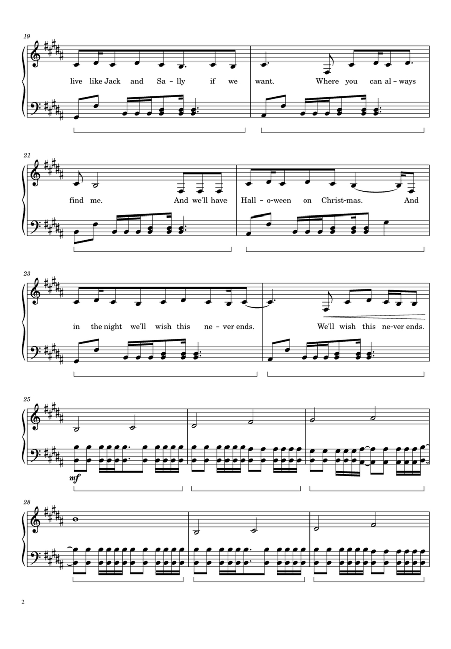 I Miss You Easy Piano scores gallery preview page 2