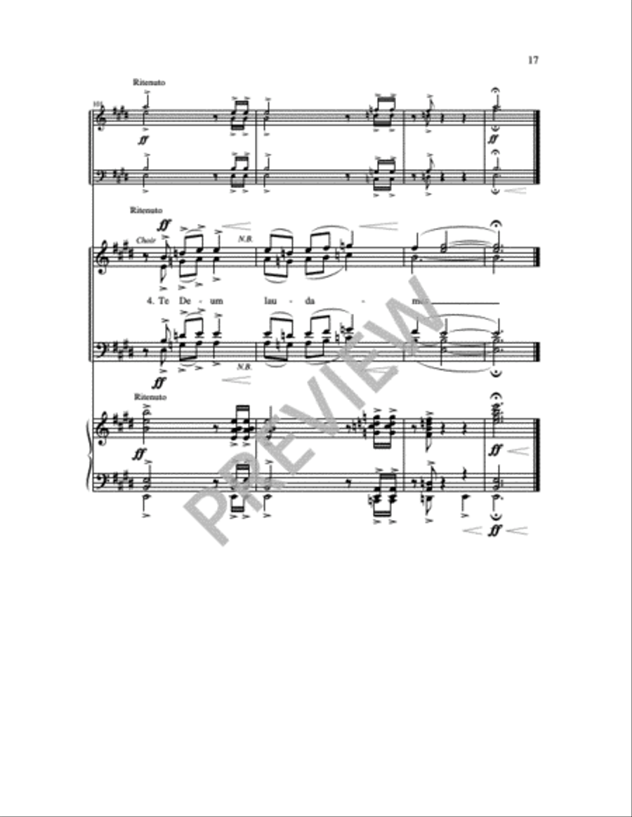 God, We Praise You 4-Part scores gallery preview page 14