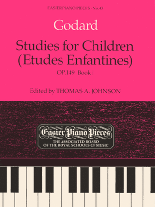 Book cover for Studies for Children (Etudes Enfantines), Op.149 Book I