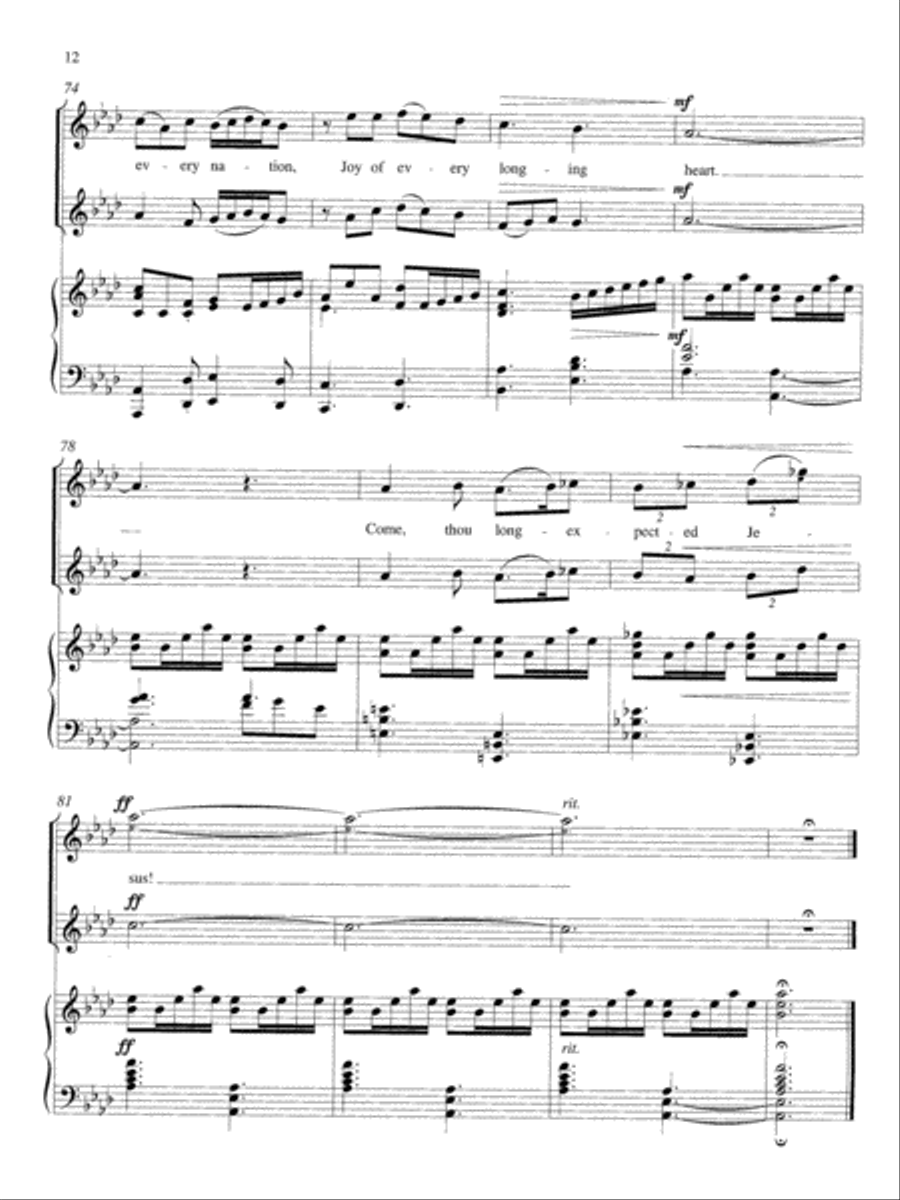 Vocal Duets for Christmas (2 Medium Voices) Medium Voice scores gallery preview page 28