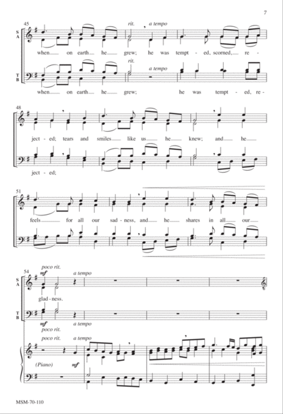 A Carol Suite SSATBB scores gallery preview page 6