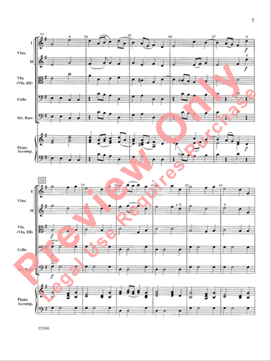 Saturday at the Symphony String Orchestra scores gallery preview page 8