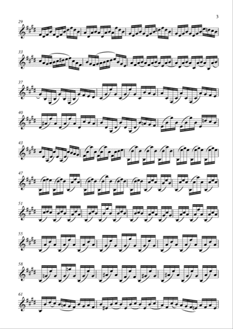 Cello Suite No. 3 Clarinet Solo scores gallery preview page 3