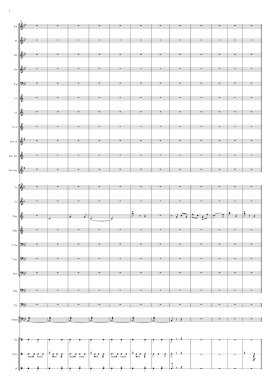 ETERNAMENTE CLÁSSICOS Marching Band scores gallery preview page 2