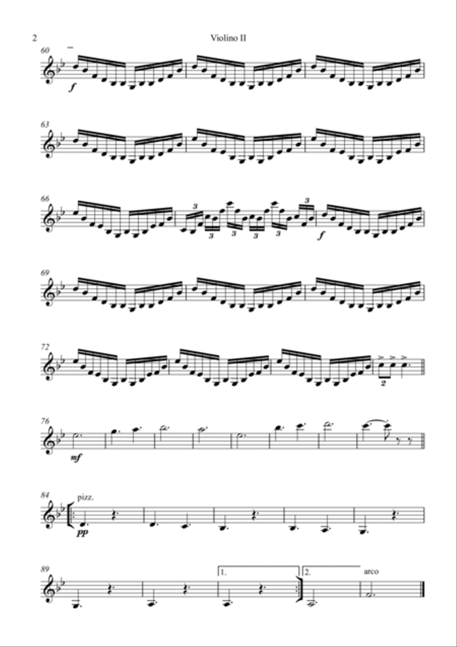 25 Arranjos para Quarteto de Cordas - Livro 1 String Quartet scores gallery preview page 6