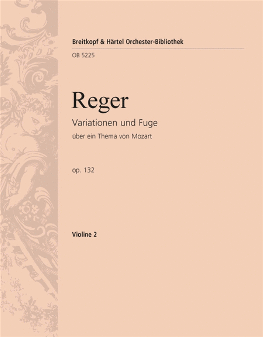 Variations and Fugue on a Theme by Mozart Op. 132 Orchestra scores gallery preview page 1