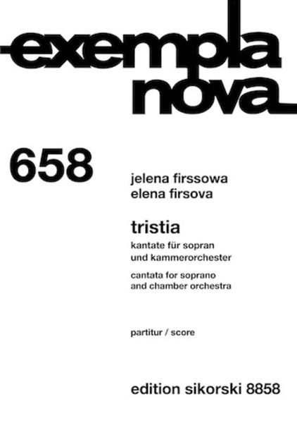 Tristia Op. 22