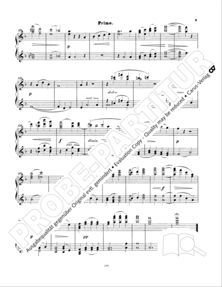 Ein Deutsches Requiem (German Requiem) Piano Duet scores gallery preview page 18