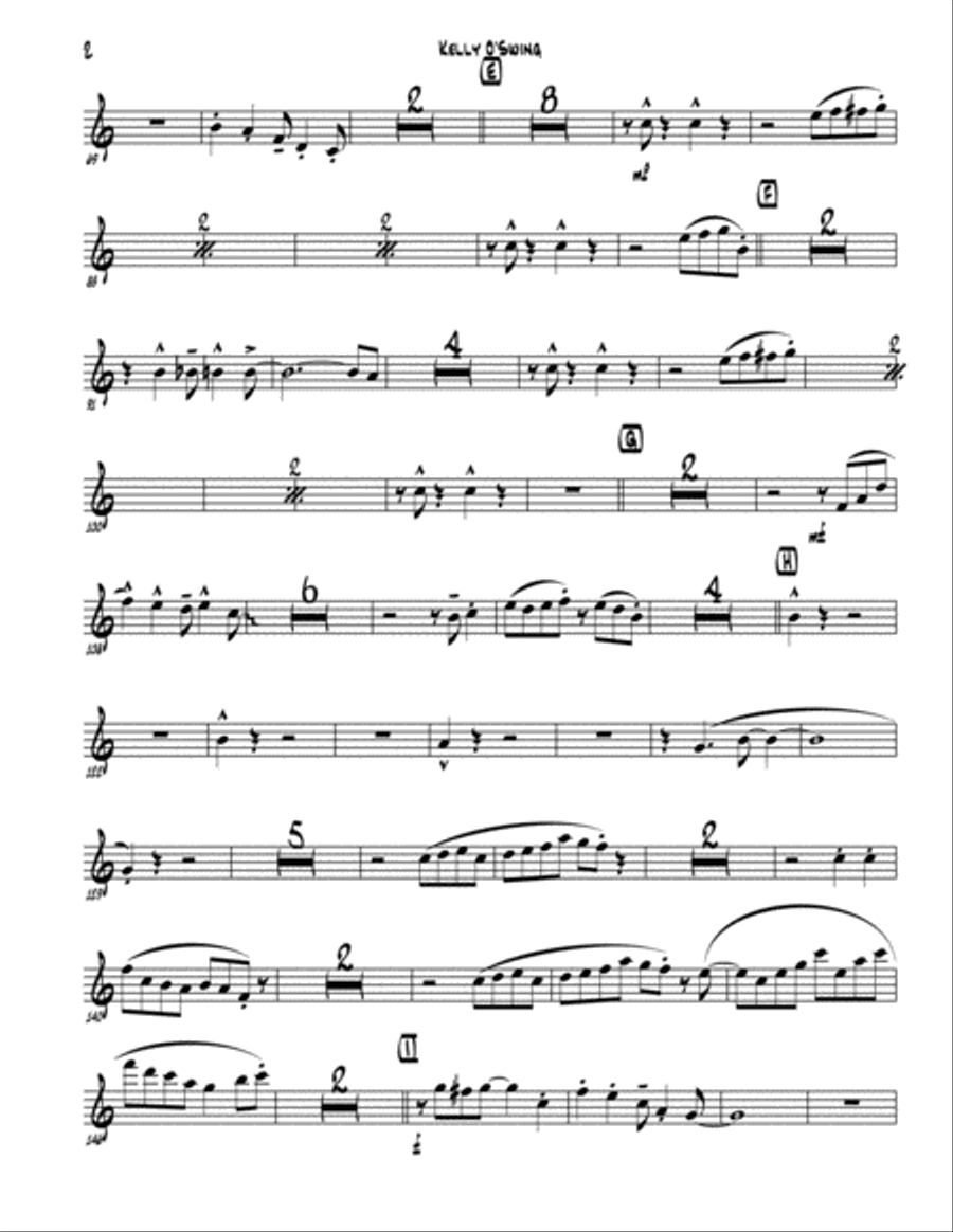 Kelly O'Swing Jazz Ensemble scores gallery preview page 2