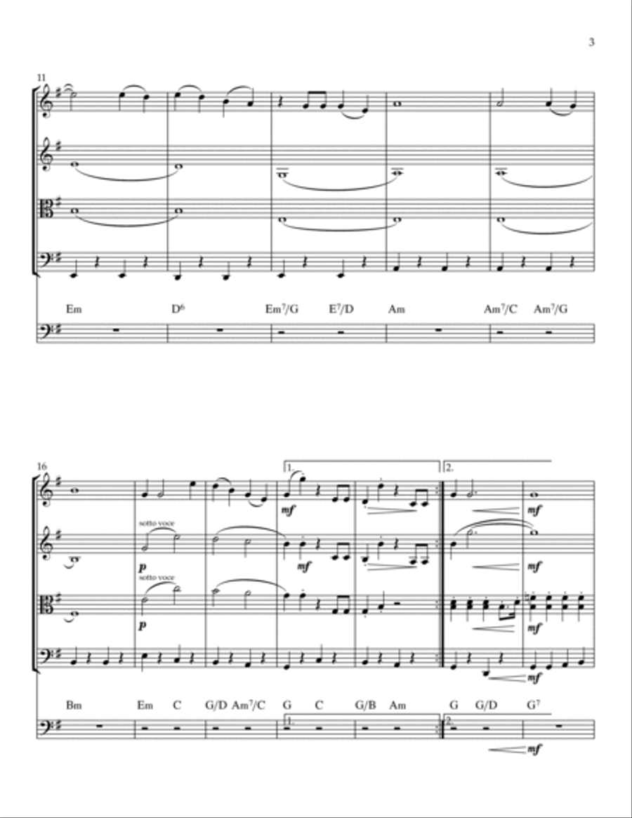 Sukiyaki Sukiyaki String Quintet scores gallery preview page 5