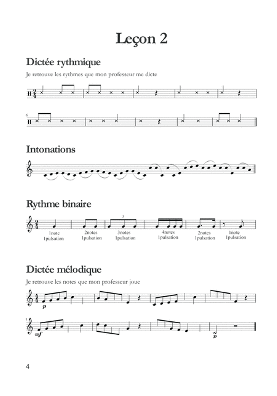 La Formation Musicale Tout Simplement Volume 2 School and Community scores gallery preview page 5