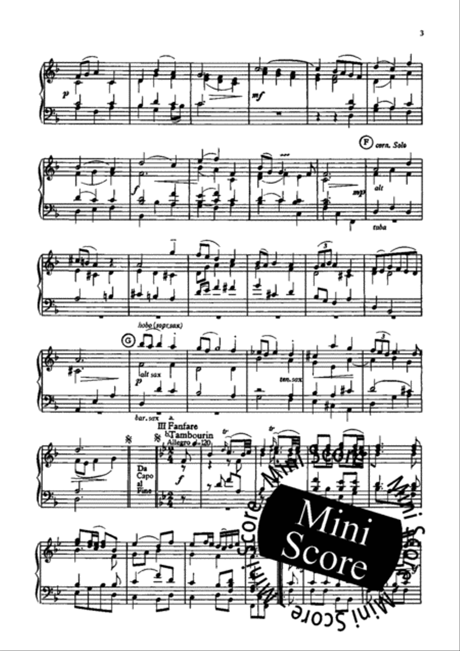 Prelude en Dansen Fanfare Band scores gallery preview page 7