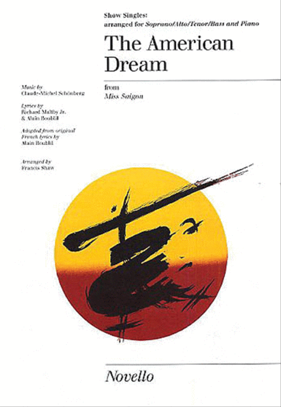 The American Dream Show Singles 4-Part scores gallery preview page 1