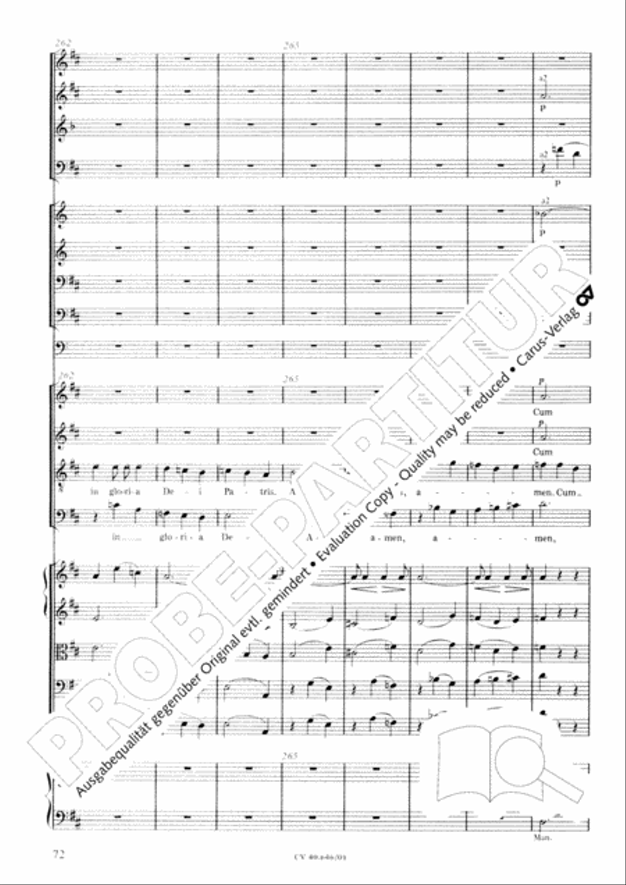Mass in A Major (2 versions) STB scores gallery preview page 83
