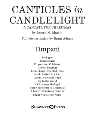 Canticles in Candlelight - Timpani